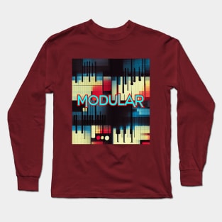 Retro Vintage Modular Music Long Sleeve T-Shirt